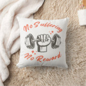 No Suffering, No Reward - モチベーションデザイン クッション (ブランケット)