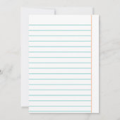 No Supplies先生鑑賞用カードホルダー 招待状 (裏面)