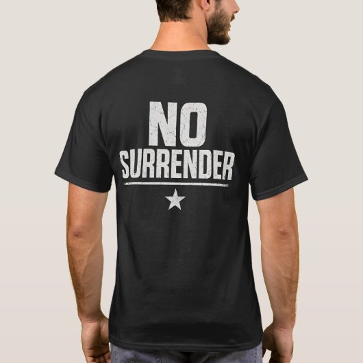 No Surrender Tシャツ (裏面)