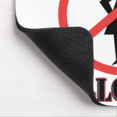no symbol pictogram No Girls Allowed マウスパッド (コーナー)