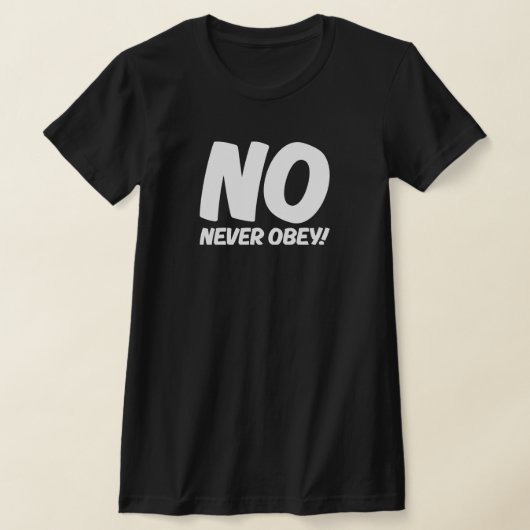 NO! Tシャツ レディース (レイダウン)