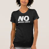 NO! Tシャツ レディース (正面)