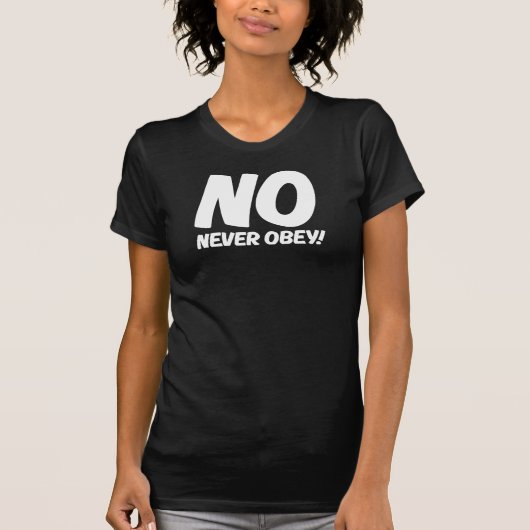 NO! T-Shirt WOMENS Tシャツ (正面)