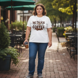 No Talkie プラスサイズTシャツ