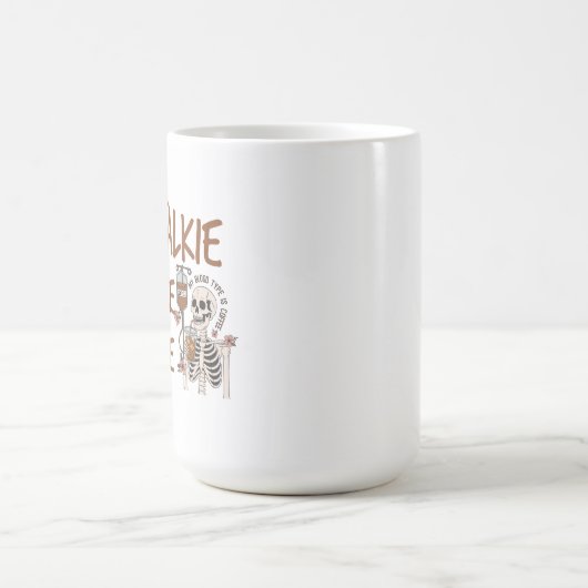 No Talkie Before Coffee funny cat lover gift コーヒーマグカップ (中央)