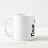 No Talkie Before Coffee Mug コーヒーマグカップ (左)