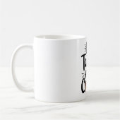  No Talkie Before Coffee T-Shirt, コーヒーマグカップ (左)