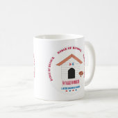 No Talkie No Problem Doghhouse MasterClassic Mug コーヒーマグカップ (正面右)
