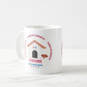 No Talkie No Problem Doghhouse MasterClassic Mug コーヒーマグカップ (正面左)
