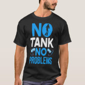 No Tanks No Problems Freediver Freediving Tシャツ (正面)
