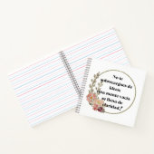 No te sobrecargues de ideas ノートブック (内部)