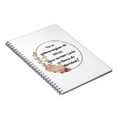 No te sobrecargues de ideas ノートブック (右側)