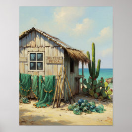 No tene pesca bonaire ポスター