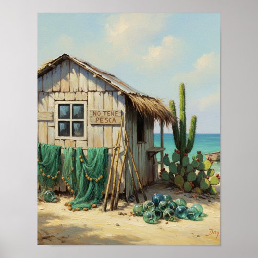 No tene pesca bonaire ポスター (正面)