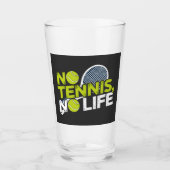 No Tennis, No Life – Design Sportif et Dynamique タンブラーグラス (正面)