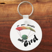no thoughts only bird キーホルダー (正面)