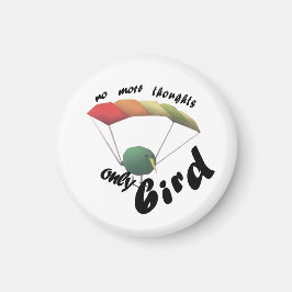 no thoughts only bird マグネット