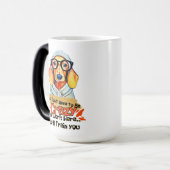 No tienes que estar loco para trabajar aquí モーフィングマグカップ (正面左)