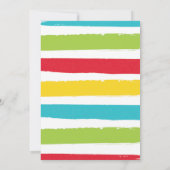 No Time To Siesta 1stバースデーフィエスタパーティー 招待状 (裏面)