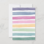 No Time To Siesta First Fiesta Girl Birthday サンキューカード (裏面)