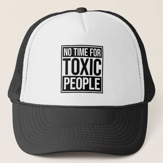 No Time Toxic People Boundaries Self Care Quote キャップ (正面)