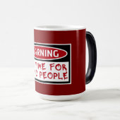 No Time Toxic People Boundaries Self Care Quote モーフィングマグカップ (正面右)