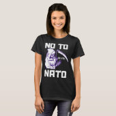 No to NATO Anti War Peace  1 Tシャツ (正面フル)