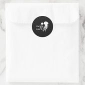 No To Plastic Environmental Protection海anima ラウンドシール (バッグ)