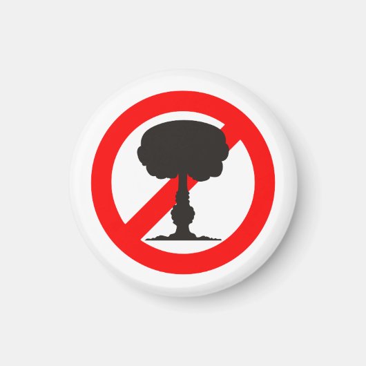 No to the Bomb マグネット (正面)