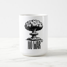 NO TO WAR Coffee Mug コーヒーマグカップ