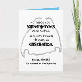 No todos los superhéroes usan capas. カード