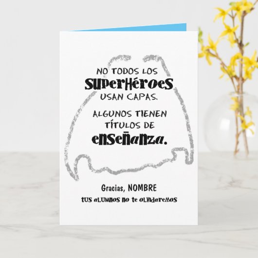 No todos los superhéroes usan capas. カード (黄色い花)