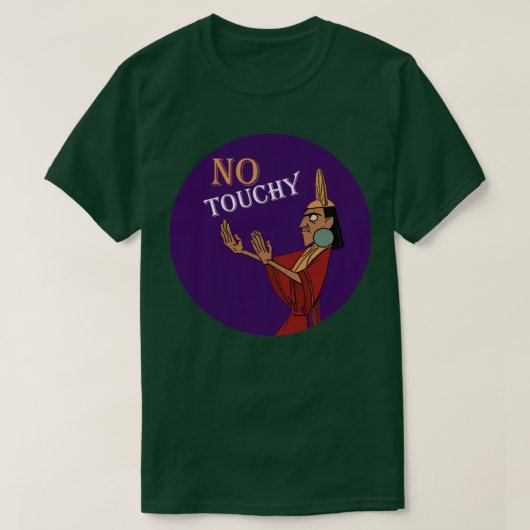 No Touchyシール Tシャツ (デザイン正面)