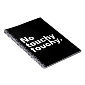 No touchy内向きおもしろいデザイン ノートブック (右側)