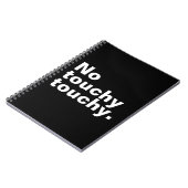 No touchy内向きおもしろいデザイン ノートブック (左側)