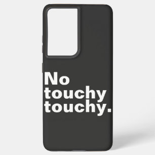 No touchy内向きおもしろいデザイン samsung galaxy s21+ケース
