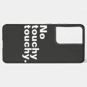 No touchy内向きおもしろいデザイン samsung galaxyケース (裏面横)