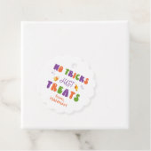 No Tricks Justトリートメントレトロハロウィーンメッセージカード フェイバータグ (インサイチュ)