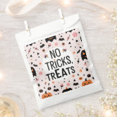 No Tricks、Just Treat | キュートパステルハロウィーン フェイバーバッグ (クリップ留めされた状態)
