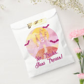 No Tricks Just Treat 不気味 Castle Halloween フェイバーバッグ (封をした状態)