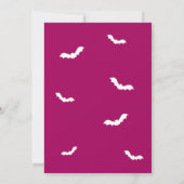 No Tricks Just Treat 不気味 Castle Halloween 招待状 (裏面)