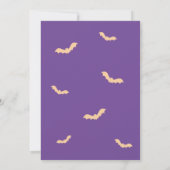 No Tricks Just Treat 不気味 Castle Halloween 招待状 (裏面)