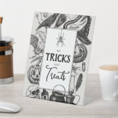 No Tricks Just Treetsハローウィンパーティ 台座サイン (インサイチュ)