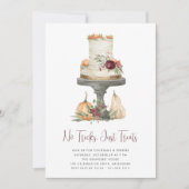 No Tricks, Just Treetsハローウィンパーティ 招待状 (正面)