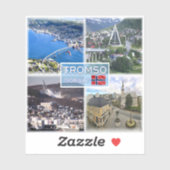 NO Tromso – 空中表示 – アーティック大聖堂 –  シール (シート)