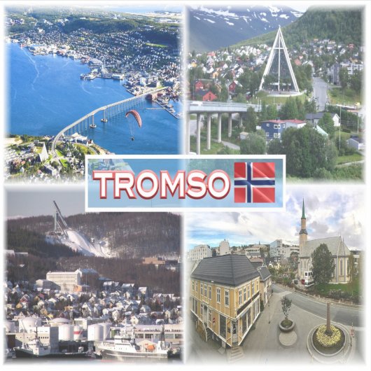 NO Tromso – 空中表示 – アーティック大聖堂 シール (正面)