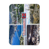 NO Tromso – 空中表示 – アーティック大聖堂 マグネット (縦)