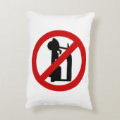 NO Tuk-Tukタクシー⚠タイの道路標識⚠ アクセントクッション (裏面(縦))