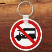 NO Tuk-Tukタクシー⚠タイの道路標識⚠ キーホルダー (正面)