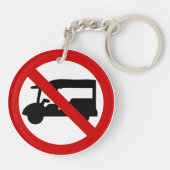 NO Tuk-Tukタクシー⚠タイの道路標識⚠ キーホルダー (裏面)
